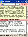 Pocket Acupuncture Points - Acupuncture Point Location Reference and Database, Diagnosis Reference and Database.  Complete with Advanced Searching Abilities and Record Editing on your Pocket PC.  Includes a Desktop Version.