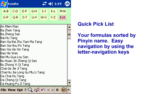Pocket tcmFX